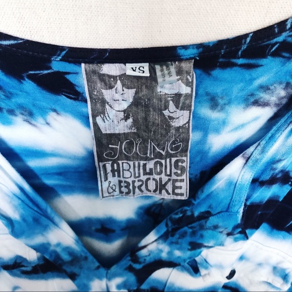 Young Fabulous & Broke Tie-die Romper - Picture 4 of 6